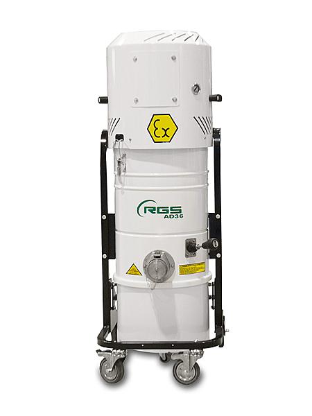 ATEX pneumatický priemyselný vysávač AD36X1.3D