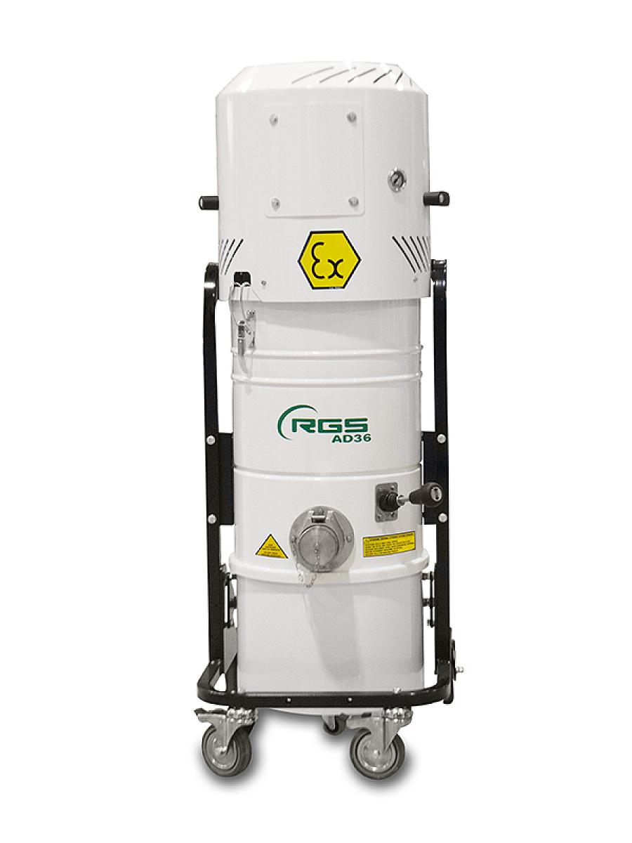 ATEX pneumatický priemyselný vysávač AD36X1.3D