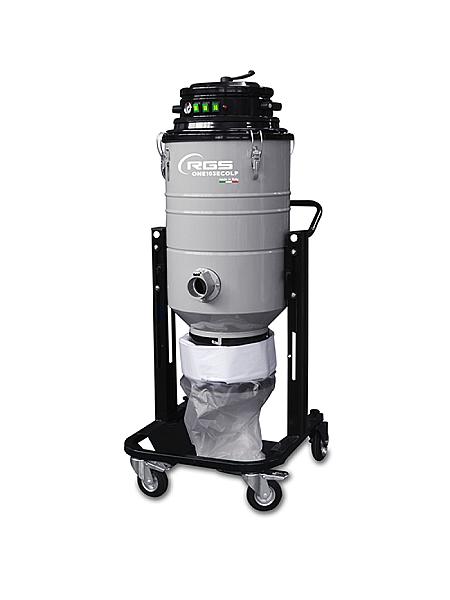 Jednofázový priemyselný vysávač so systémom zdvíhania a spúšťania ONE103ECOLP